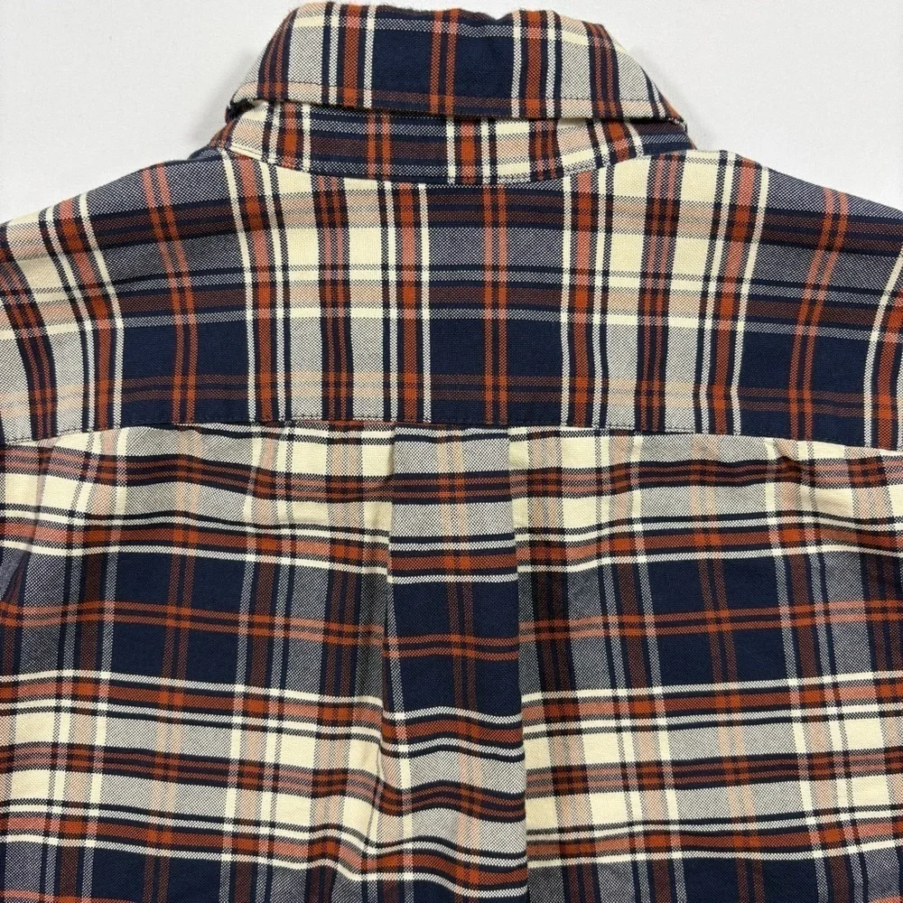J. Crew Factory Men’s Merchantile Flex Plaid Button Down Shirt | Size M